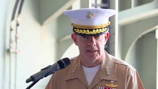 US Marine Corps General delivers speech honouring ADF personnel [upl. by Marie-Jeanne]