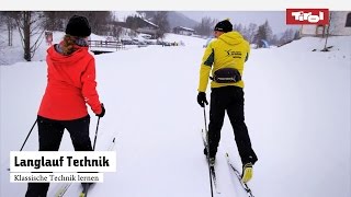 Langlauf Technik – Langlauf Klassisch lernen [upl. by Schilling]