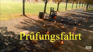 Staplerschulung inkl Staplerschein  Prüfungsfahrt Praktische Ausbildung [upl. by Frayda]