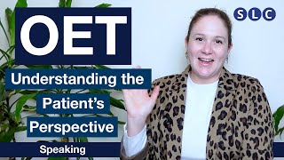 OET SPEAKING CRITERIA  The PATIENTS perspective [upl. by Gina]