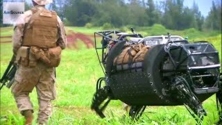 LS3 Robotic Pack Mule Field Testing by US Military [upl. by Eseerehs]