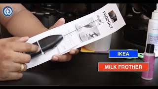 IKEA MILK FROTHER Review amp Battery Installation [upl. by Wolfgram]