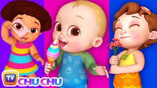 Five Senses Song  Human Sensory Organs  ChuChu TV Funzone 3D Nursery Rhymes amp Kids Songs BabyTaku [upl. by Aserehtairam]