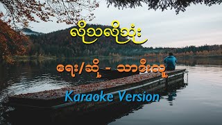 လိုသလိုသုံး သာဒီးလူ Myanmar Karaoke Song [upl. by Suiravat]