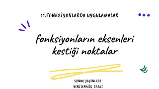 2 fonksiyonların eksenleri kestiği noktalar [upl. by Clifford]