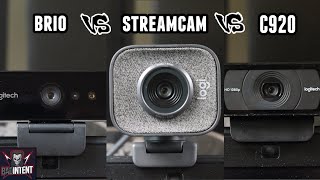 Logitech Streamcam vs Brio vs C920 Review and Comparison [upl. by Angie57]