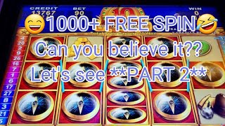 1000 FREE SPIN Quest for riches slot machine  PART 2 [upl. by Nilya360]