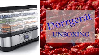 Dörrautomat Review  Getrocknete Tomaten selber machen [upl. by Ylrehc]