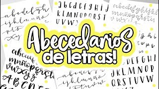 Abecedario de LETRAS BONITAS ✄ Barbs Arenas Art [upl. by Siskind]