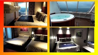 MSC GRANDIOSA  10 DIFFERENT CABINS  interior  ocean view  family balcony  suites [upl. by Eimia5]