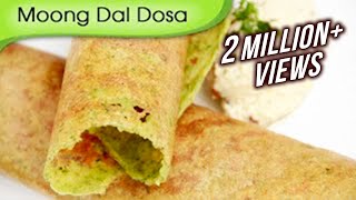 Moong Dal Dosa  Easy To Make Dosa Recipe  Popular South Indian Breakfast Recipe By Ruchi Bharani [upl. by Stubbs]