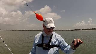 Trying a new Popping Cork on Speckled Trout and Redfish [upl. by Nekial]