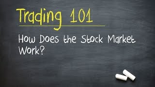 Trading 101 How Does the Stock Market Work [upl. by Larrabee]