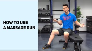 How to Use a Massage Gun Simple Tips [upl. by Yenahs]