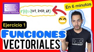 Funciones vectoriales Apréndelo YA😎​🫵​💯​ Cálculo vectorial [upl. by Oeramed]