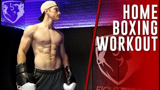 Home Boxing Workout for Punch Speed amp Endurance [upl. by Tiram]