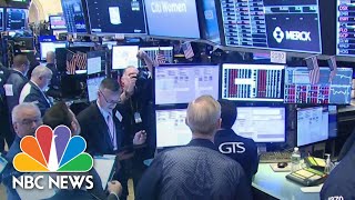 Stock Trading Halted After Markets Plunge At Market Open  NBC News [upl. by Tecu]