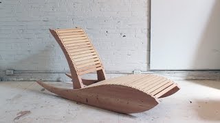 DIY Rocking Lounge Chair 10 [upl. by Sucerdor692]