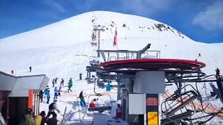 At least 8 injured when ski lift malfunctions [upl. by Osmen]