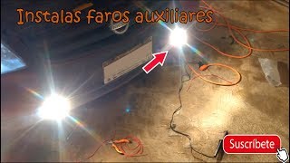 Como conectar faros de niebla tipo originales sin relevador [upl. by Upshaw]