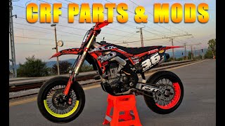 Inside Racing CRF 450 Supermoto  Parts amp Mods Breakdown [upl. by Heber]