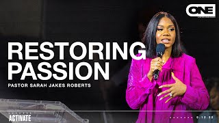 Restoring Passion Sarah Jakes Roberts [upl. by Ayotnahs]