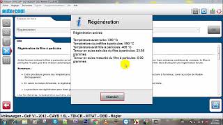 Regénération FAP Filter a particule VW Golf 6 appareil delphiautocom [upl. by Lemra]
