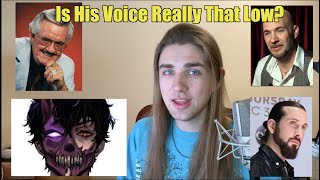 Bass Vocalist Analyzes Corpse Husband How is His Voice So Low [upl. by Autum]