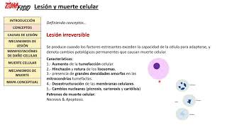 FISIOPATOLOGÍA LESIÓN Y MUERTE CELULAR I [upl. by Haroppizt]