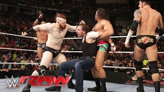 Dean Ambrose vs Alberto Del Rio Raw Februry 29 2016 [upl. by Zabrine]