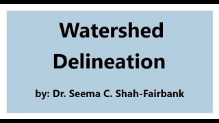 Reading Topography and Watershed Delineation [upl. by Sandie]