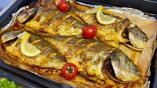 POISSON AU FOUR AVEC SEULEMENT QUELQUES ÉPICES RÉALISEZ CETTE EXCELLENTE MARINADE [upl. by Nnaeel348]