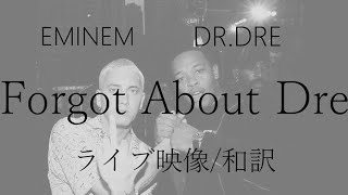 【歌詞amp和訳】【LIVE】DrDre  Forgot About Dre featEminem [upl. by Barbra]