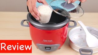 Aroma 6 cup Rice Cooker and Food Steamer Review [upl. by Renee]