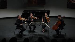 The Quatuor Ebène plays Beethoven quartet Nr 5 A major [upl. by Noseimaj]