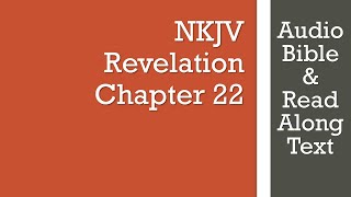 Revelation 22  NKJV  Audio Bible amp Text [upl. by Eiramlatsyrc]