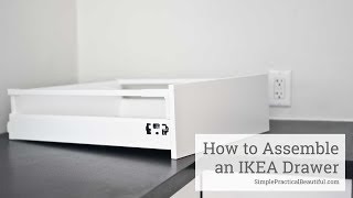 How to Assemble an IKEA SEKTION Drawer [upl. by Jenny]