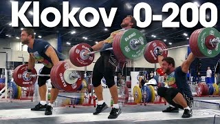 Dmitry Klokov 0  200kg Pause Snatch Full Session 2015 World Weightlifting Championships [upl. by Aicemak]