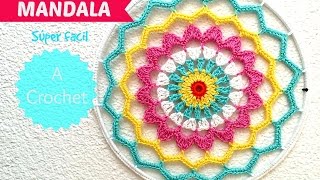 Cómo hacer una mandala a Crochet [upl. by Azalea472]