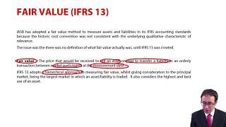 Fair value IFRS 13  ACCA Financial Reporting FR [upl. by Carmella420]