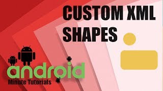 Android Studio  Custom XML Shapes [upl. by Voe]