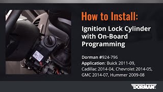 GM Ignition Lock Cylinder Repair Video by Dorman Products [upl. by Brett]