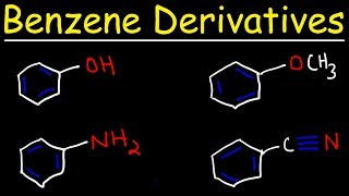 Naming Benzene Ring Derivatives  Aromatic Compounds [upl. by Yemorej]