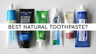 6 Natural Toothpaste Brands Reviewed  FluorideFree Vegan Kid Friendly [upl. by Sajet]