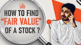 How to Analyze and find the Fair value of a Stock  DCF explained in Hindi [upl. by Kreager]