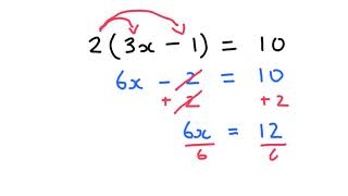 Solving Equations with Brackets [upl. by Htepsle368]