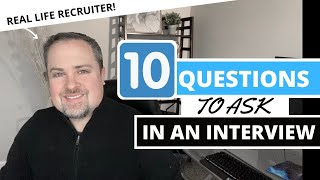 10 Questions to Ask The Interviewer In Your Job Interview Interview Prep Tips [upl. by Adner]