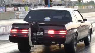 Turbo Buick Grand National Makes 874 pass drag racing [upl. by Zinah]