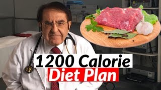 Dr Nowzaradan 1200 Calorie Diet Plan 1000 Calorie General Diet Plan [upl. by Nahtnhoj]