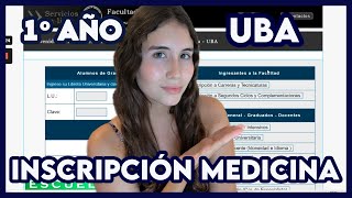 Inscripción a PRIMER AÑO  MEDICINA UBA [upl. by Winsor]